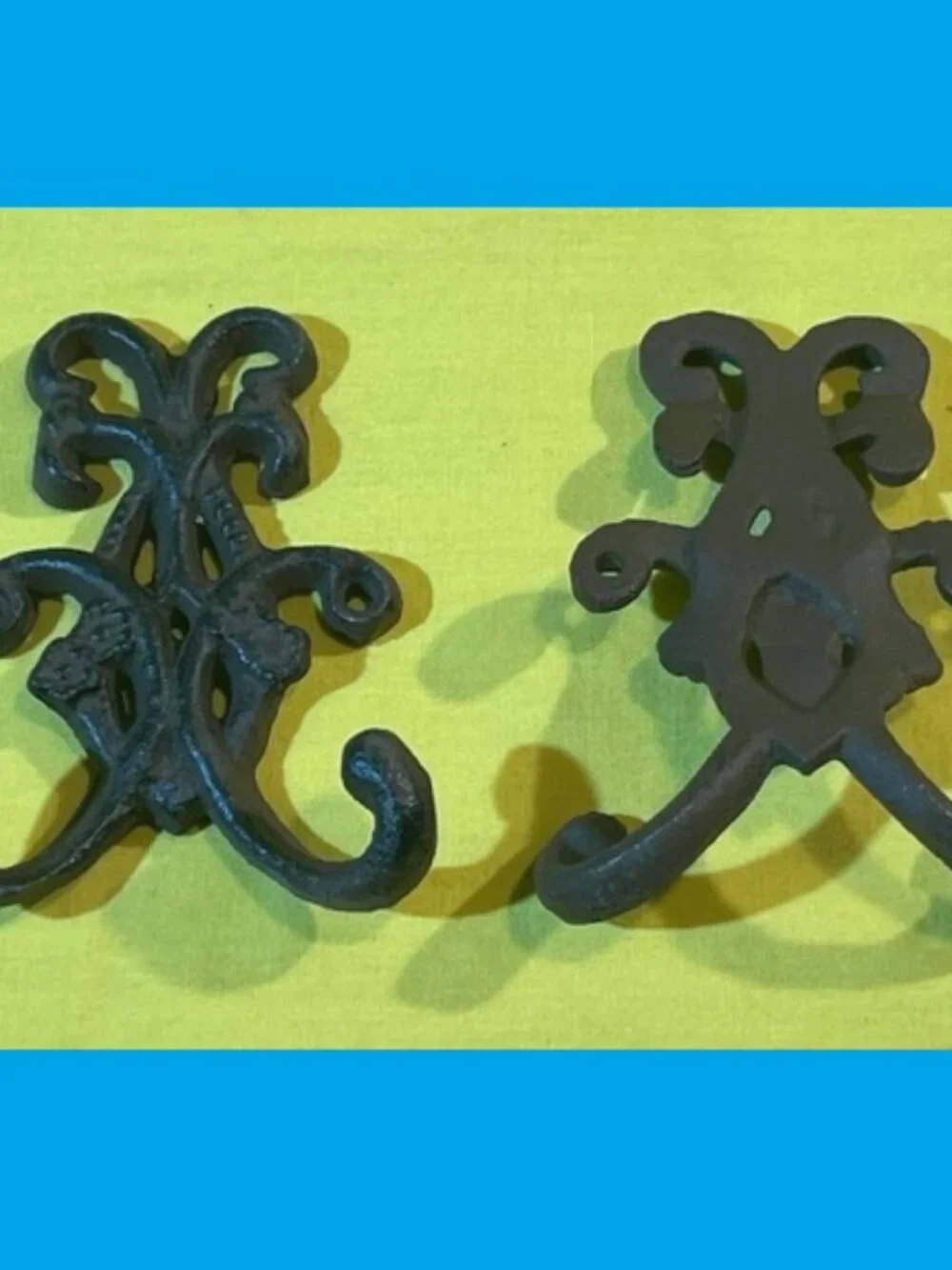 Two (2) Cast Iron Antique 3 1/2